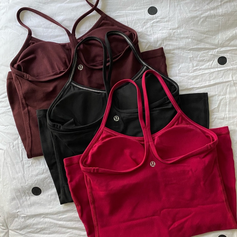 Lululemon Power Y Tank Size 4 Bundle of 3 Tanks